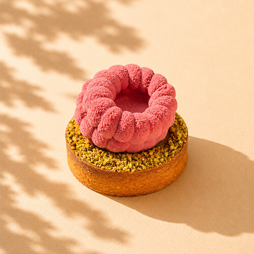 Raspberry & Pistachio Tartlet